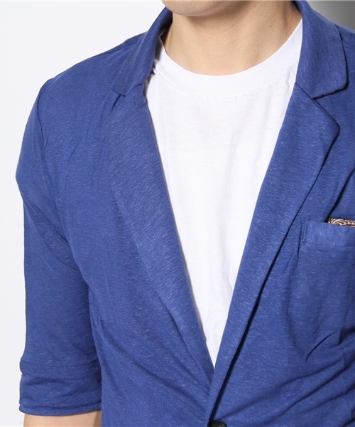 HAMNETT（ハムネット）の「ラペルカーデカラー（カーディガン/ボレロ・メンズ・ブラック/ベージュ/ブルー/オレンジ・MEDIUM/LARGE）」の8枚目の写真