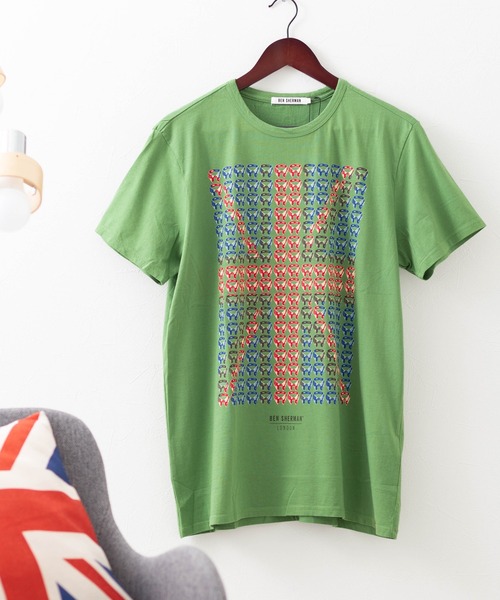販売大特価祭 セール ユニオンジャックtシャツ Tシャツ カットソー Ben Sherman ベンシャーマン のファッション 買い大人気 Bmti Uz