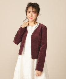 MIIA | ハートカラージャケット(ノーカラージャケット)