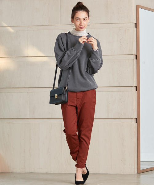 BEAUTY&YOUTH UNITED ARROWS(ビューティーアンドユースユナイテッドアローズ)の「BY∴ ピグメントビッグスウェット о(スウェット・レディース・ケリー/ブラック/ライトブルー/その他1・FREE)」の5枚目の写真