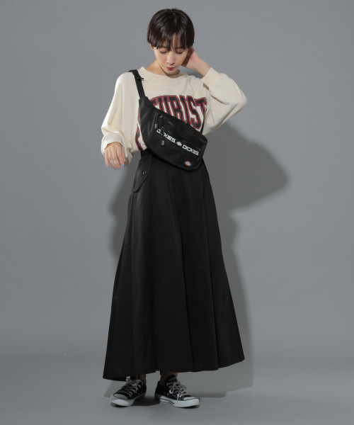 PAGEBOY（ページボーイ）の「配色ロゴスウェット（スウェット・レディース・グレー/オフホワイト/グリーン・FREE）」の4枚目の写真