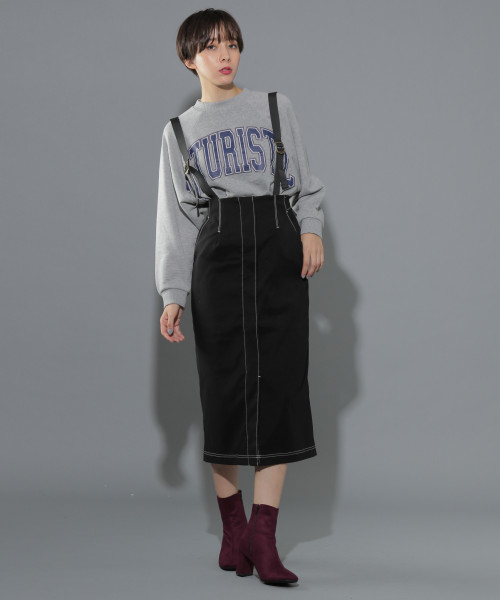 PAGEBOY（ページボーイ）の「配色ロゴスウェット（スウェット・レディース・グレー/オフホワイト/グリーン・FREE）」の10枚目の写真