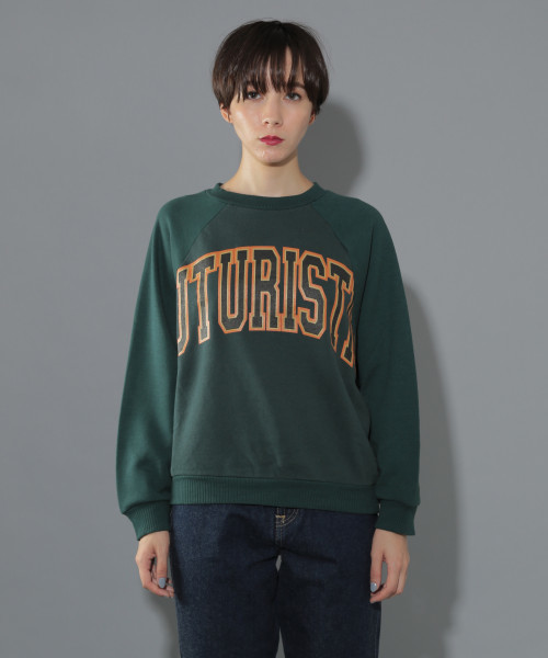 PAGEBOY（ページボーイ）の「配色ロゴスウェット（スウェット・レディース・グレー/オフホワイト/グリーン・FREE）」の12枚目の写真