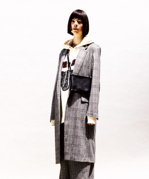 GalaabenD(ガラアーベント)の「ライト裏毛 パーカー(パーカー・メンズ・ブラック/オフホワイト・MEDIUM)」の9枚目の写真