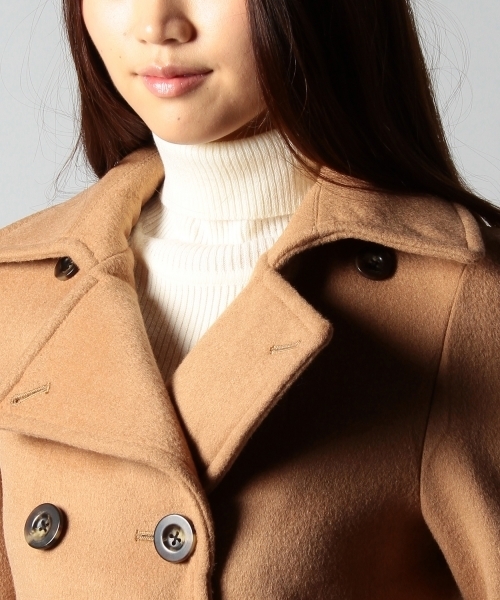 UNITED ARROWS（ユナイテッドアローズ）の「○UAW W/N ピーコート(mg1312uC)◇（ピーコート・レディース・ベージュ/ネイビー/ブラック・40/38/36/34）」の7枚目の写真