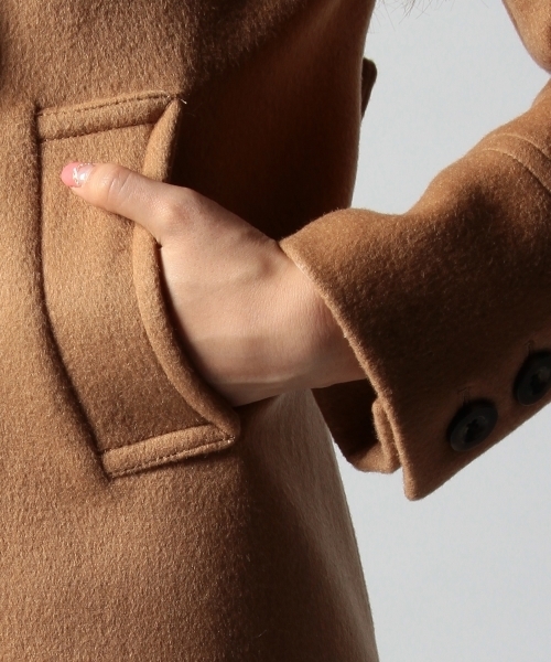 UNITED ARROWS（ユナイテッドアローズ）の「○UAW W/N ピーコート(mg1312uC)◇（ピーコート・レディース・ベージュ/ネイビー/ブラック・40/38/36/34）」の9枚目の写真