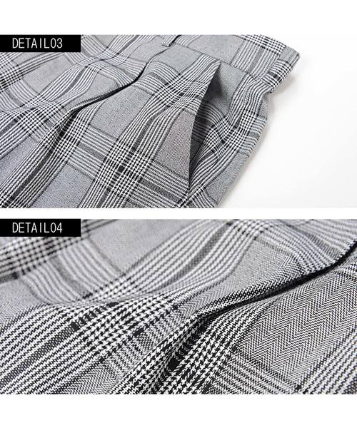 SILVER BULLET（シルバーバレット）の「『vicci/ヴィッチ』チェック柄TRワイドパンツ（その他パンツ・メンズ・ブラック/ブラウン/グレー/ダークブラウン/ネイビー・M/L/XL）」の16枚目の写真