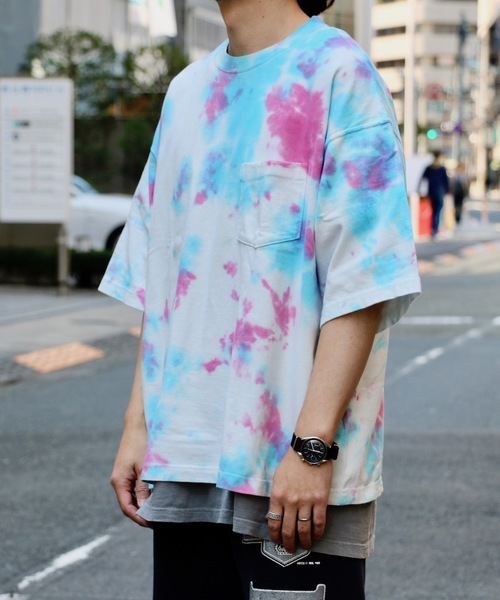 made in standard (メイドインスタンダード)の「MADE IN STANDARD/メイドインスタンダード RANDOM TIE DYE TEE(Tシャツ/カットソー)」|ホワイト
