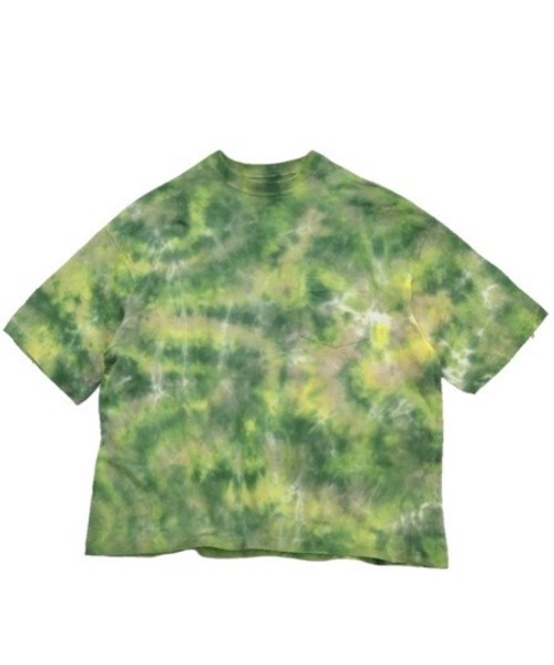 made in standard (メイドインスタンダード)の「MADE IN STANDARD/メイドインスタンダード RANDOM TIE DYE TEE(Tシャツ/カットソー)」|グリーン