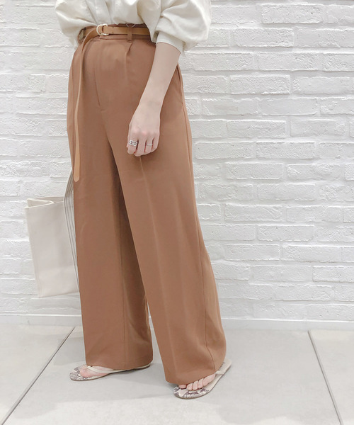 DouDou（ドゥドゥ）の「カラーセンプレパンツ（その他パンツ・レディース・ピンク/ブラウン/グリーン・38/36/37）」の20枚目の写真