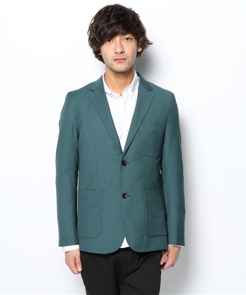 And A（アンドエー）の「3パッチ2Bジャケット（テーラードジャケット・メンズ・ブラック/グリーン/ブルー・42/44）」の10枚目の写真