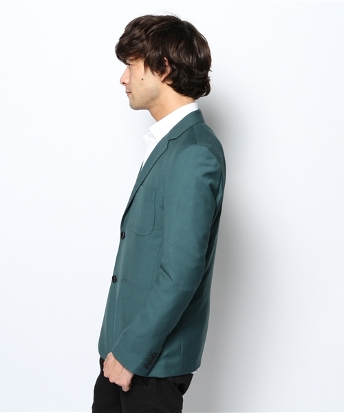 And A（アンドエー）の「3パッチ2Bジャケット（テーラードジャケット・メンズ・ブラック/グリーン/ブルー・42/44）」の11枚目の写真