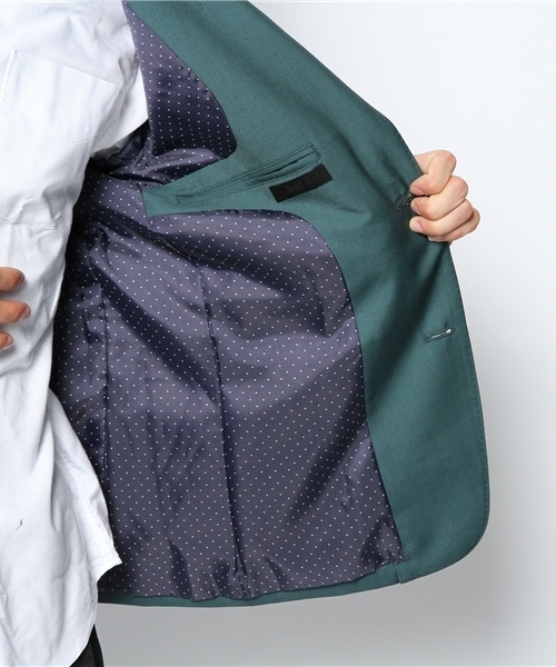 And A（アンドエー）の「3パッチ2Bジャケット（テーラードジャケット・メンズ・ブラック/グリーン/ブルー・42/44）」の8枚目の写真