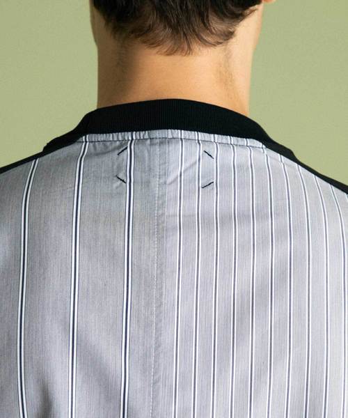 UNITED TOKYO（ユナイテッドトウキョウ）の「ストライプシャツコンビカットソー（Tシャツ/カットソー・メンズ・ホワイト/ネイビー・1/2/3）」の11枚目の写真