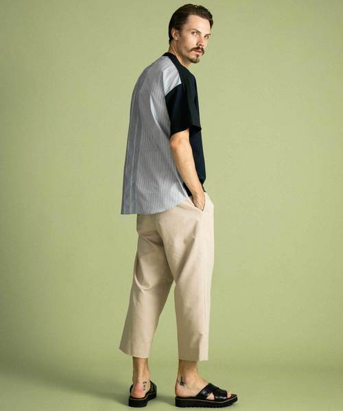 UNITED TOKYO（ユナイテッドトウキョウ）の「ストライプシャツコンビカットソー（Tシャツ/カットソー・メンズ・ホワイト/ネイビー・1/2/3）」の10枚目の写真