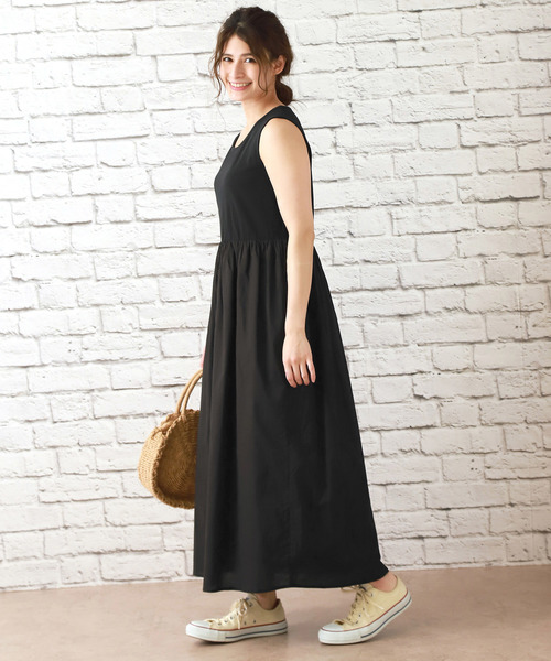 Auli アウリィ の Auli 異素材ロングワンピース ワンピース Wear Auli アウリィ の Auli 異素材ロングワンピース ワンピース Wear