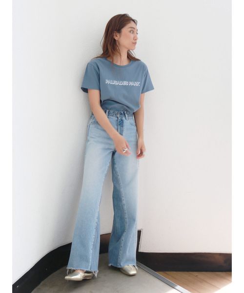 Ungrid（アングリッド）の「バックロゴTee（Tシャツ/カットソー・レディース・オフホワイト/イエロー/ブルー・FREE）」の14枚目の写真