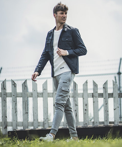 felkod（フィルコッド）の「ms3957-Back Logo Print Military Shirts　ミリタリーシャツ（シャツ/ブラウス・メンズ・カーキ/ブラック・S/M/L）」の7枚目の写真