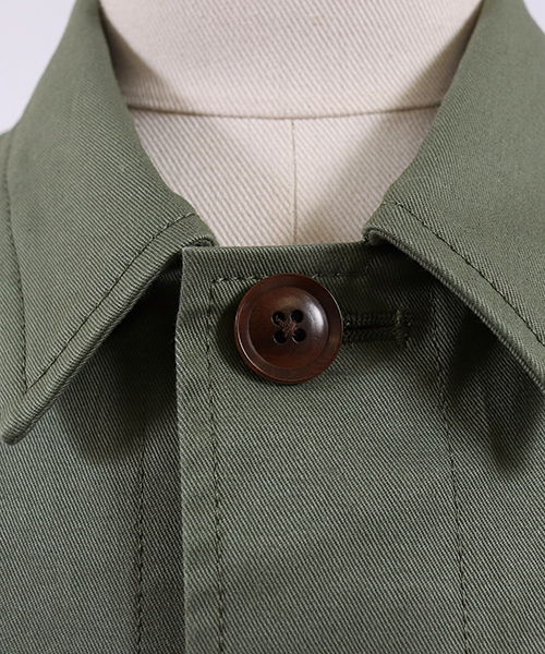 felkod（フィルコッド）の「ms3957-Back Logo Print Military Shirts　ミリタリーシャツ（シャツ/ブラウス・メンズ・カーキ/ブラック・S/M/L）」の15枚目の写真