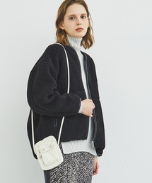 STUDIOUS | 【STUDIOUS】パイピングショートボア コート(ブルゾン)