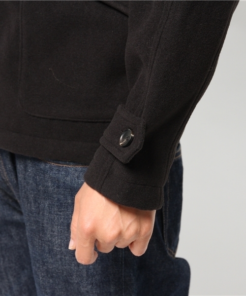 WEGO（ウィゴー）の「WEGO/ファー付きメルトンN-3B（ミリタリージャケット・メンズ・ブラック/カーキ・MEDIUM/LARGE）」の11枚目の写真