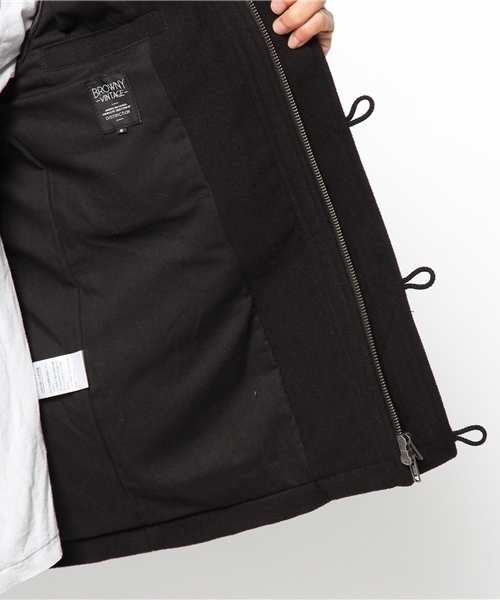 WEGO（ウィゴー）の「WEGO/ファー付きメルトンN-3B（ミリタリージャケット・メンズ・ブラック/カーキ・MEDIUM/LARGE）」の16枚目の写真