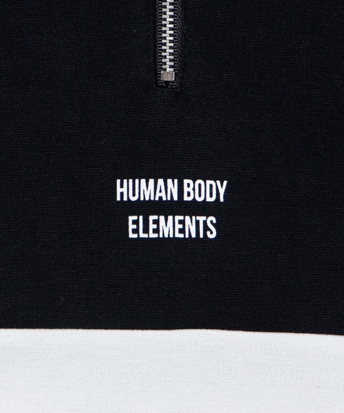 WEGO（ウィゴー）の「WEGO/ビッグシルエットハーフジップバイカラードルマンポンチプルオーバー（スウェット・メンズ・ホワイト/ベージュ・MEDIUM/LARGE）」の18枚目の写真