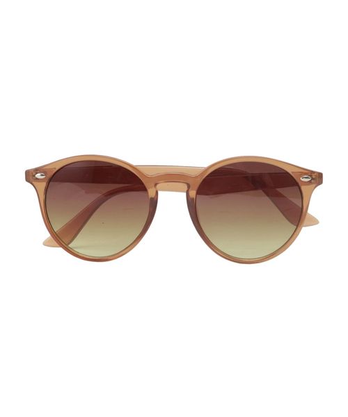 Ungrid（アングリッド）の「ラウンドフレームサングラス（サングラス・レディース・イエロー/オレンジ・FREE）」の3枚目の写真