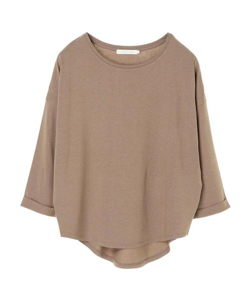 AMERICAN HOLIC（アメリカンホリック）の「袖折り返しゆるカットプルオーバー（Tシャツ/カットソー・レディース・チャコールグレー/ライトグレー/ネイビー/オフホワイト/モカ/ピンクベージュ/その他7・M/L）」の18枚目の写真