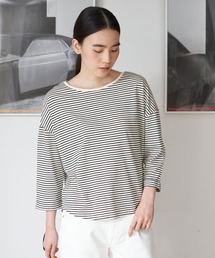 AMERICAN HOLIC | 袖折り返しゆるカットプルオーバー(Tシャツ/カットソー)