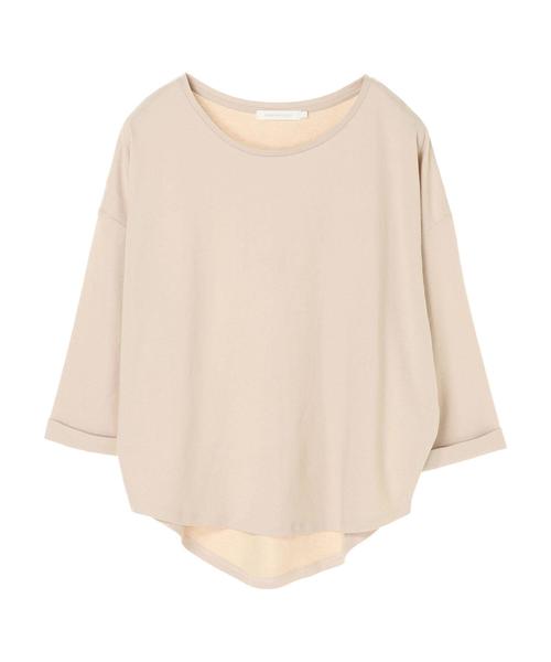 AMERICAN HOLIC（アメリカンホリック）の「袖折り返しゆるカットプルオーバー（Tシャツ/カットソー・レディース・チャコールグレー/ライトグレー/ネイビー/オフホワイト/モカ/ピンクベージュ/その他7・M/L）」の3枚目の写真