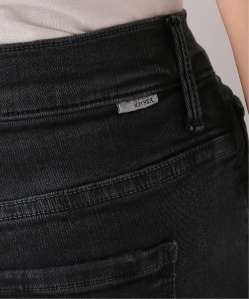 セール】【MOTHER/マザー】 FADED BLACK INSIDER CROP（デニム