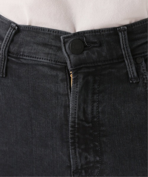 【MOTHER/マザー】BLACK デニム MOTHER(マザー)｜THE MID RISE ZIP RAMBLER ANKLE ストレート