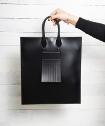 /SOLPRESA/SQUARE FRINGE FLAT TOTE