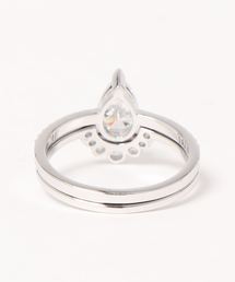 【美品】Swarovski Attract Pear リング 58号 美品】Swarovski Attract Pear リング 58号