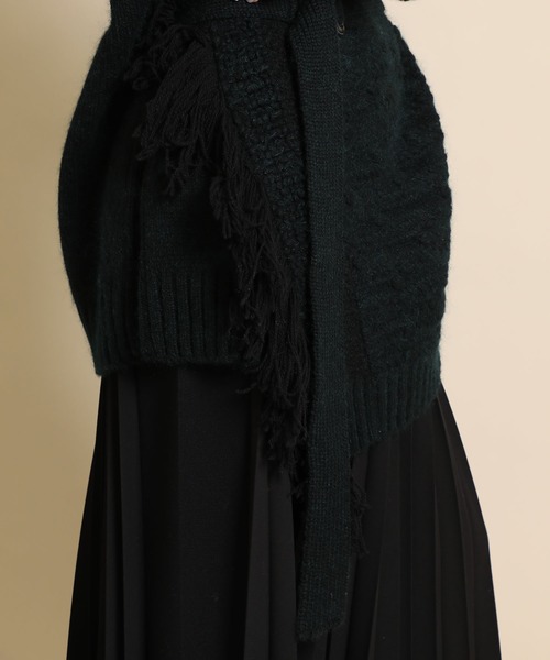 スローブイエナ ライナー付きブルゾン　新品♡黒 SLOBE IENA（スローブイエナ）の「ショートギャザーブルゾン