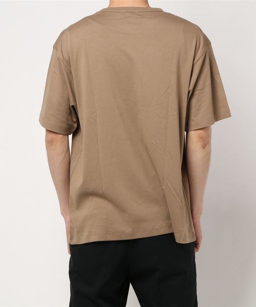 JUNRED（ジュンレッド）の「【快適なTシャツ】バックメッシュポンチクルーカットソー（Tシャツ/カットソー・メンズ・ブラウン/ワイン/ホワイト・S/M/L）」の5枚目の写真