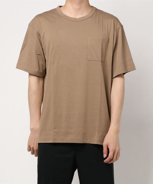 JUNRED（ジュンレッド）の「【快適なTシャツ】バックメッシュポンチクルーカットソー（Tシャツ/カットソー・メンズ・ブラウン/ワイン/ホワイト・S/M/L）」の14枚目の写真