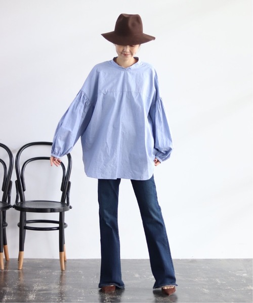 Plage - 【2023AW】Plageオックスボリュームブラウス plage（プラージュ）の「オックスボリュームブラウス◇（シャツ