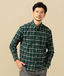 SC: オーガニックコットン ボタンダウン チェック ネルシャツ