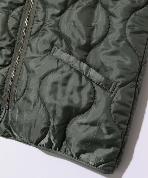 ADAM ET ROPE'（アダムエロペ）の「キルティングライナーJK（その他アウター・メンズ・ブラック/オリーブ・M/L）」の10枚目の写真