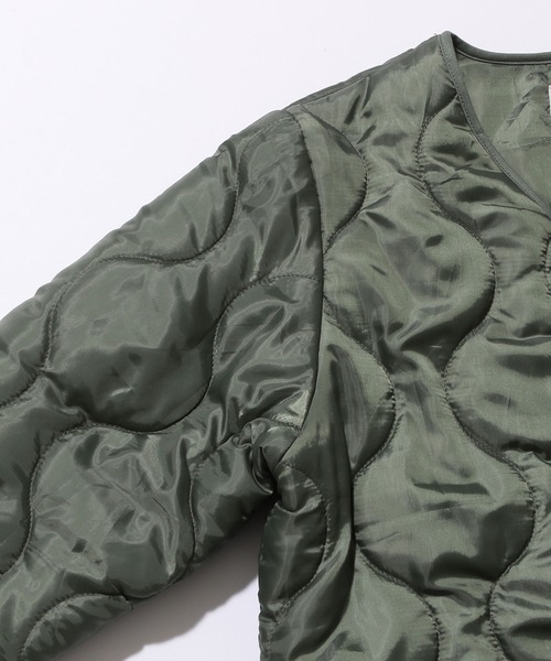 ADAM ET ROPE'（アダムエロペ）の「キルティングライナーJK（その他アウター・メンズ・ブラック/オリーブ・M/L）」の7枚目の写真