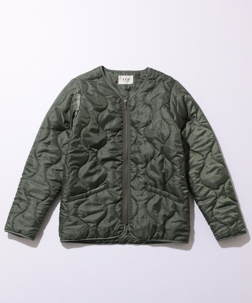 ADAM ET ROPE'（アダムエロペ）の「キルティングライナーJK（その他アウター・メンズ・ブラック/オリーブ・M/L）」の4枚目の写真