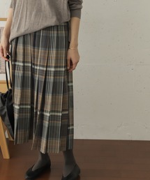 URBAN RESEARCH DOORS | チェックプリーツロングスカート(スカート)
