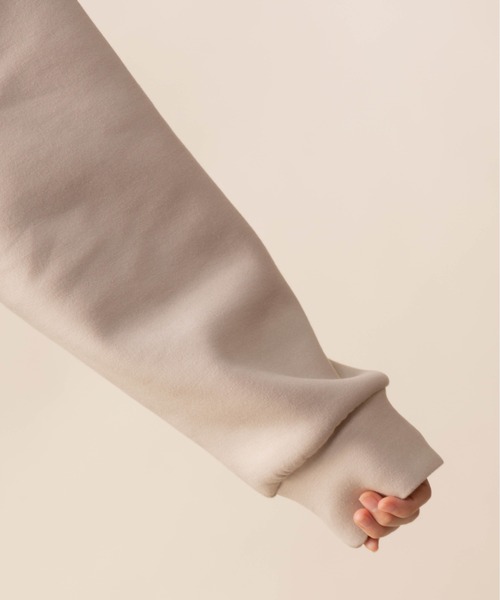 Mysa&Liina（ミーサリーナ）の「Vネックゆるパーカー（パーカー・レディース・ブラック/ベージュ/アイボリー・M）」の9枚目の写真