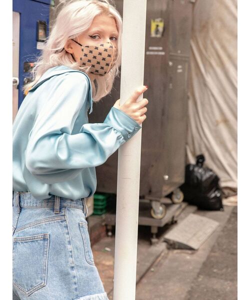 jouetie（ジュエティ）の「カラーステッチビッグカラーブラウス（シャツ/ブラウス・レディース・ブラック/アイボリー/ライトブルー/その他1/その他2・MEDIUM）」の15枚目の写真