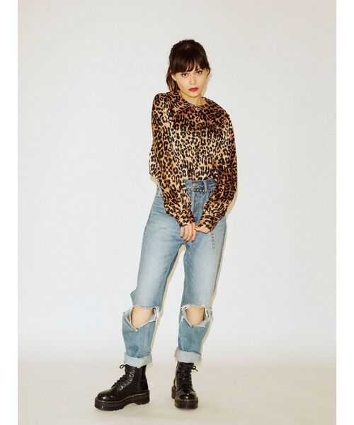 jouetie（ジュエティ）の「カラーステッチビッグカラーブラウス（シャツ/ブラウス・レディース・ブラック/アイボリー/ライトブルー/その他1/その他2・MEDIUM）」の19枚目の写真