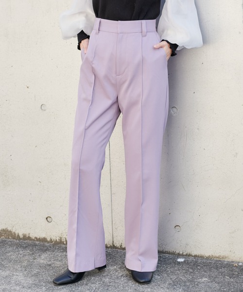 one after another NICE CLAUP（ワンアフターアナザーナイスクラップ）の「アソートスラックスパンツ（スラックス・レディース・ブラック/パープル/ベージュ系その他/ゼブラ・SMALL/MEDIUM）」の3枚目の写真