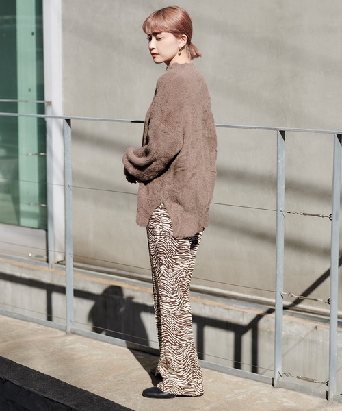 one after another NICE CLAUP（ワンアフターアナザーナイスクラップ）の「アソートスラックスパンツ（スラックス・レディース・ブラック/パープル/ベージュ系その他/ゼブラ・SMALL/MEDIUM）」の7枚目の写真