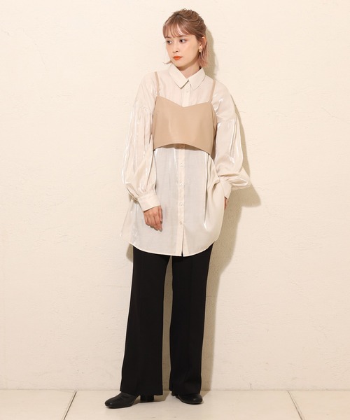 one after another NICE CLAUP（ワンアフターアナザーナイスクラップ）の「アソートスラックスパンツ（スラックス・レディース・ブラック/パープル/ベージュ系その他/ゼブラ・SMALL/MEDIUM）」の18枚目の写真